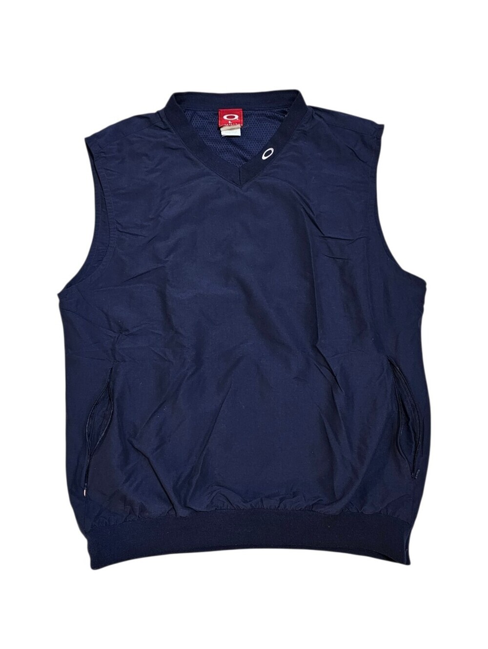 Vintage Oakley Men's Navy Pullover Vest